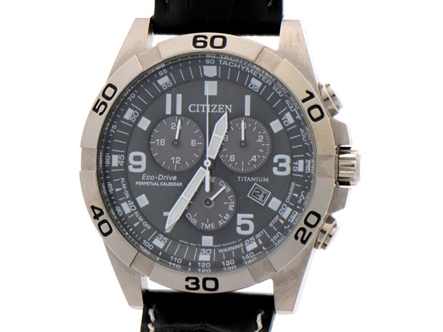 CITIZEN シチズン エコドライブ ブライセン BL5551-14H TI/革