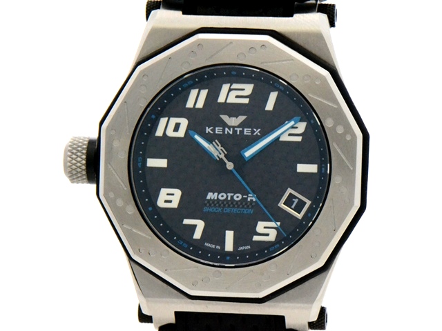 自動巻き時計 KENTEX ケンテックス MOTO-R Standard Three-hand S787M-2 ステンレス
