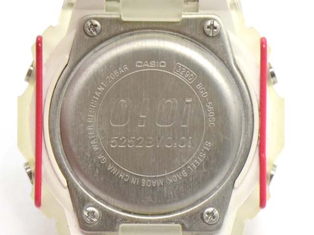 CASIO　カシオ　BABY-G　BGD-560SC-7JR　5252 by o!oiコラボスペシャルモデル　SS/樹脂　女性用クオーツ時計【473】