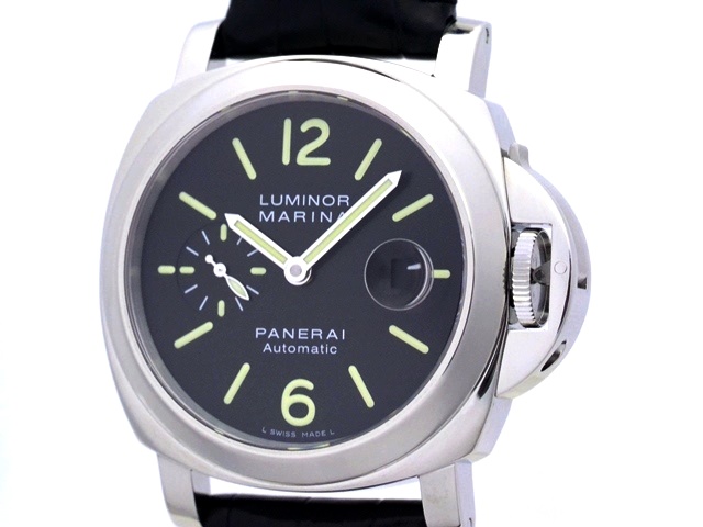 〇PANERAI LuminorMarina PAM00104 ベルト 8174サイズ - レザーベルト