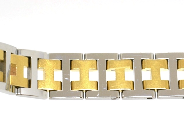 HERMES エルメス クリッパー CL4.220 ゴールドメッキ/ステンレス