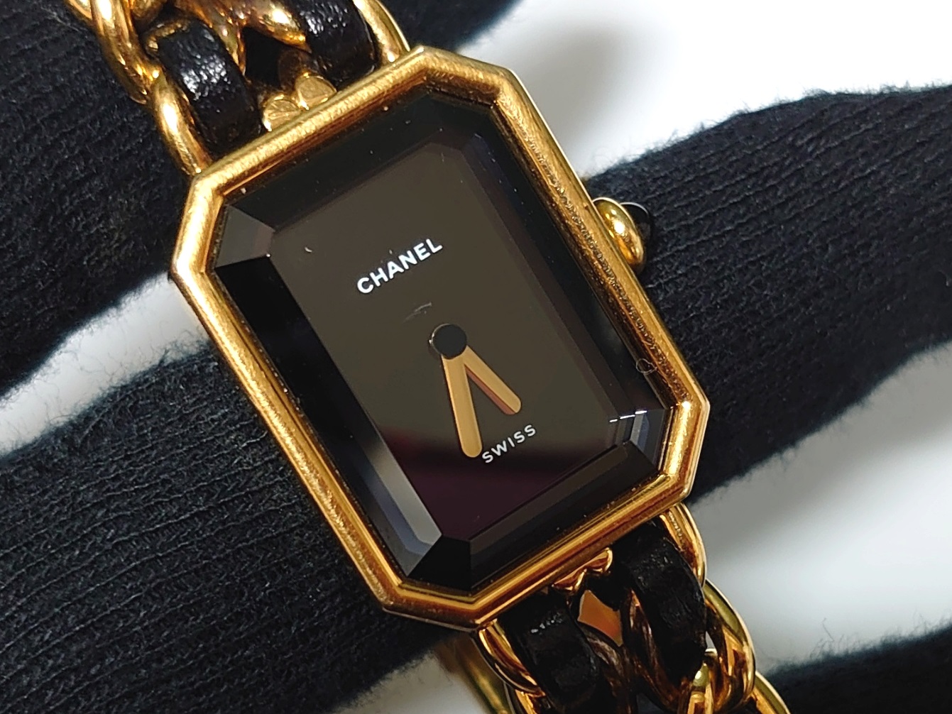 代引き可 CHANEL シャネル Lサイズ ゴールド プルミエール 腕時計 腕時計(アナログ)