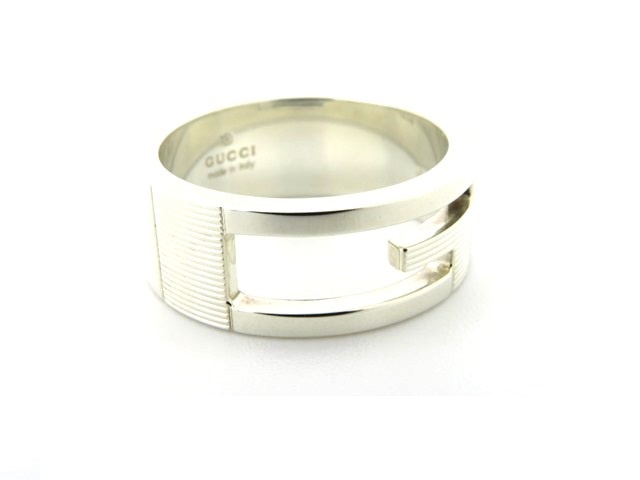 GUCCI グッチ リング 指輪 ブランデッドGリング シルバー 17号 032660  