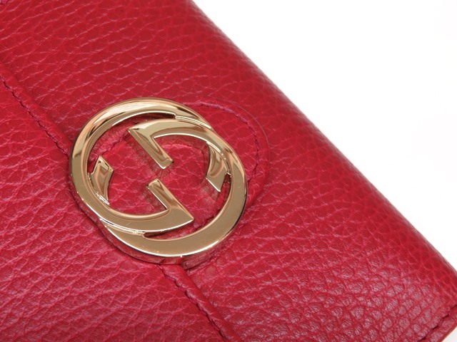 いいたしま】 Gucci - グッチ 二つ折り財布 Ｗホック インター 