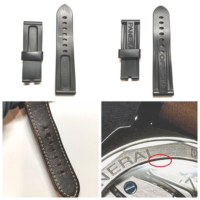 PANERAI パネライ ルミノール マリーナ44mm PAM00113 SS/カワ ホワイト 手巻き スケルトン メンズ 2148103793165【432】