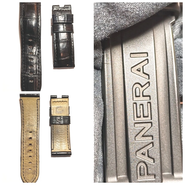 PANERAI　パネライ　ルミノール マリーナ　PAM00104/OP6763　ブラック　SS/革　自動巻き　メンズ2148103883781【432】