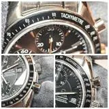 OMEGA　オメガ　スピードマスター・デイト　3210.50　SS　ブラック　メンズ　自動巻き2121000021517【432】