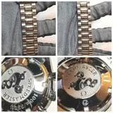 OMEGA　オメガ　スピードマスター・デイト　3210.50　SS　ブラック　メンズ　自動巻き2121000021517【432】