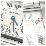 Cartier  カルティエ　タンクフランセーズMM　W51011Q3　SS　シルバー　男女兼用　クォーツ2148103929038【432】