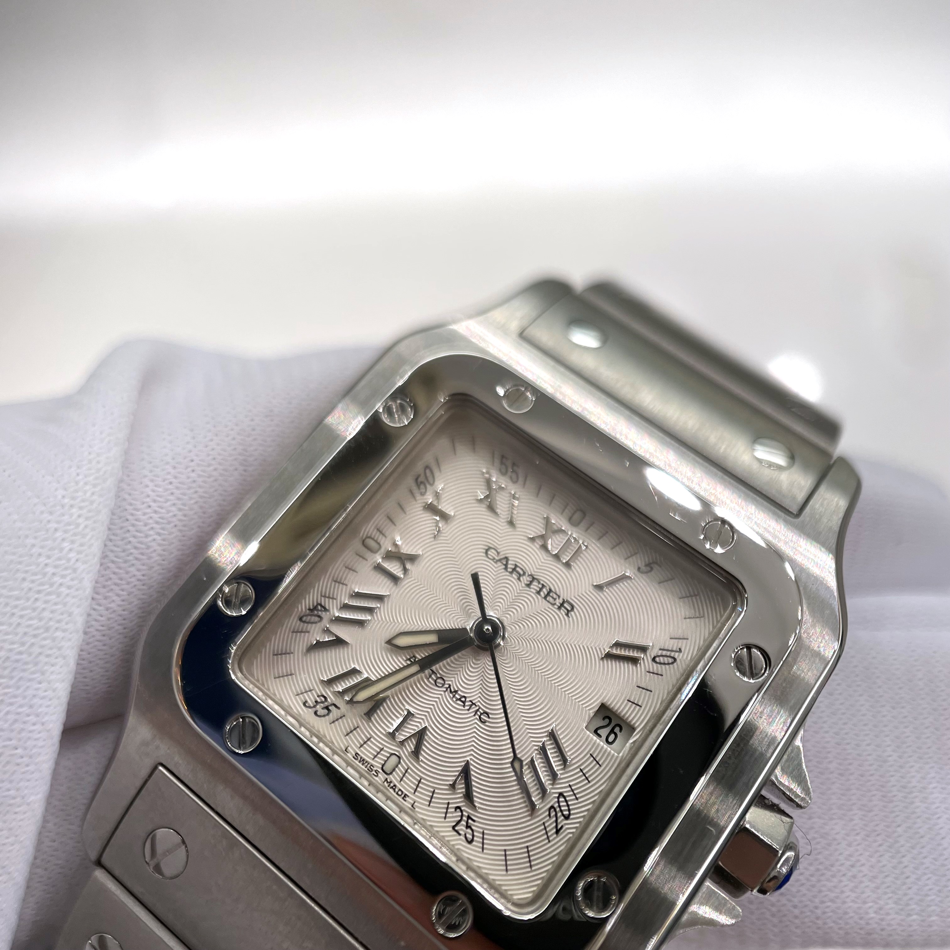 Cartier カルティエ サントス ガルべLM W20040D6 自動巻き ステンレス