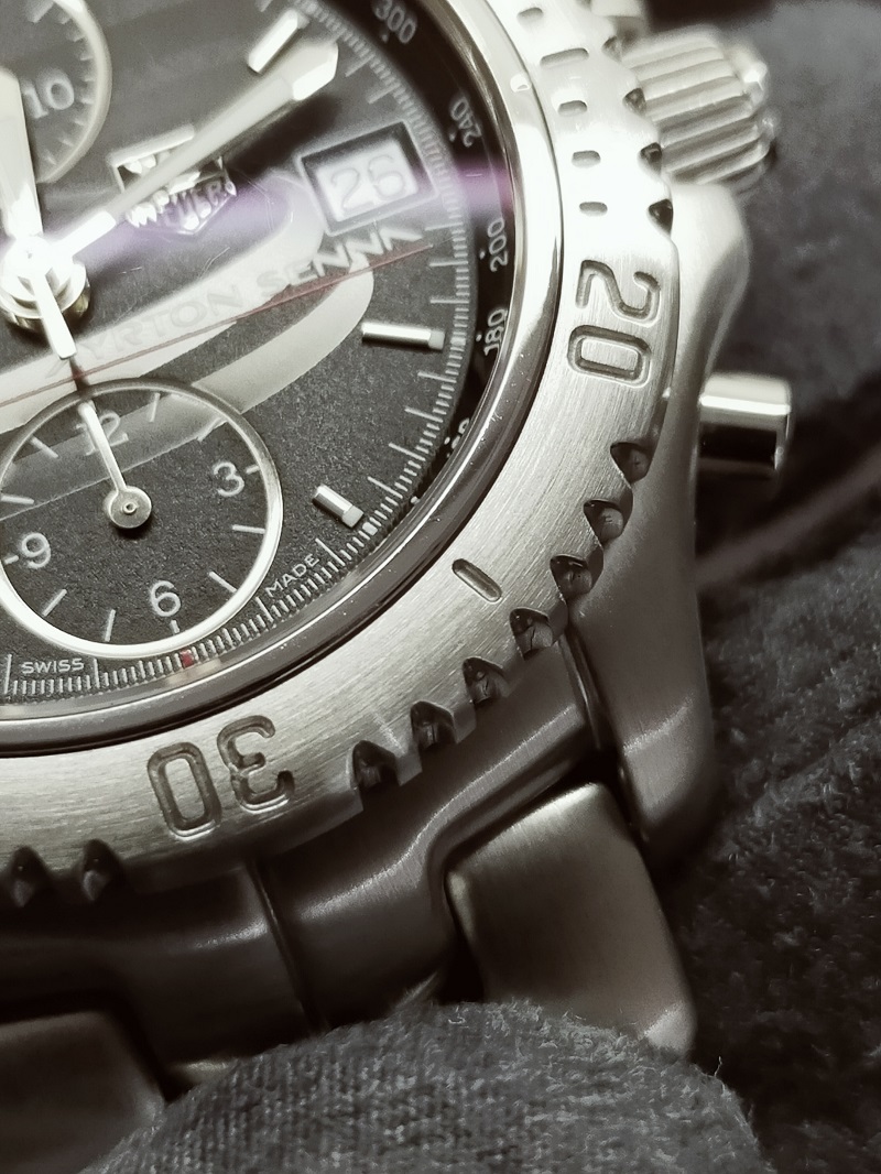 TAG HEUER タグホイヤー リンク アイルトン・セナ限定 CT2114.BA0550 SS ブラック