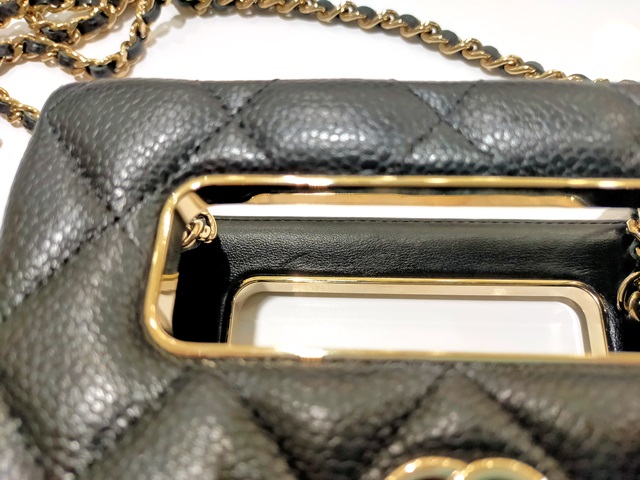 CHANEL シャネル イヴニングバッグ チェーンショルダー ブラック CHANEL シャネル イヴニングバッグ チェーンショルダー ブラック