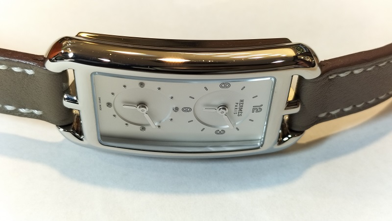 エルメス ナンタケット シルバー 925 クォーツ 革ベルト レディース 腕時計 エルメス ナンタケット シルバー 925 クォーツ 革ベルト