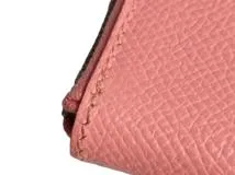 HERMES　エルメス　アザップシルクインコインケース　ローズコンフェッティ　SV　ヴォーエプソン　シルク　Y刻印（2020年頃製造）【431】2143000726278