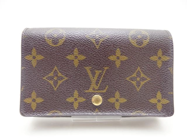 LOUIS VUITTON ポルト モネ・ビエ トレゾール モノグラム M61730【434