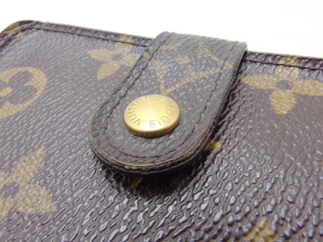 LOUIS　VUITTON　ルイヴィトン　コンパクト・ジップ　モノグラム　二つ折り財布【435】 image number 9
