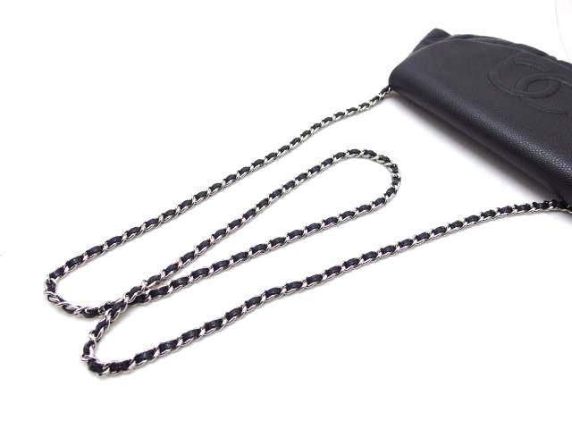 poko様専用 CHANEL シャネル ハーフムーンチェーンウォレット ショルダーバッグ お買い得イ草
