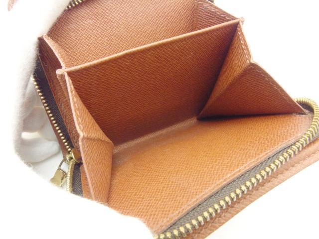 LOUIS　VUITTON　ルイヴィトン　コンパクト・ジップ　モノグラム　二つ折り財布【435】 image number 16