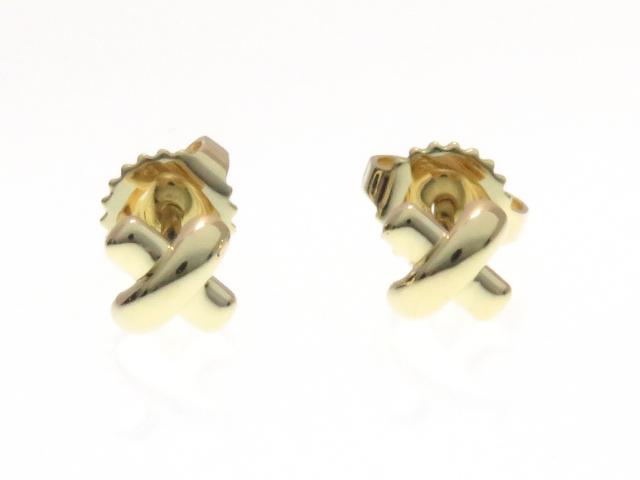TIFFANY&CO ティファニー ピアス シグネチャーピアス YG 1.3g TIFFANY&CO ティファニー ピアス シグネチャーピアス YG 1.3g