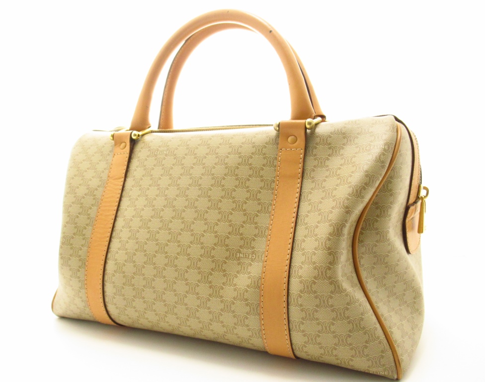 CELINE セリーヌ マカダム ボストンバッグ ハンドバッグ