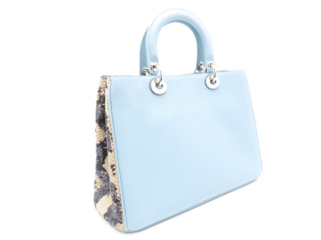 DIOR ディオール ディオリッシモ 2wayバッグ ライトブルー