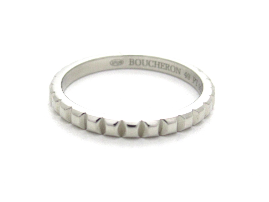 BOUCHERON ブシュロン 指輪 キャトルクルドパリリング プラチナ950 2.8g 49号（日本サイズ9号）【432】 の購入なら「質