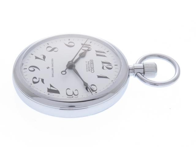 SEIKO セイコー 鉄道懐中時計 プレシジョン 手巻き 白文字盤