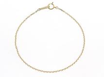 JEWELRY ノンブランドジュエリー ブレスレット チェーンブレスレット K18YG 1.3g【430】