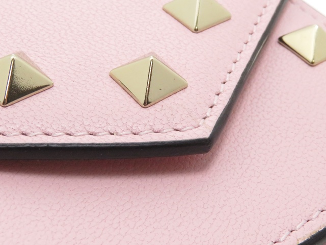 ヴァレンティノ スタッズ コンパクト財布 VALENTINO ヴァレンティノ ロックスタッズ コンパクトウォレット