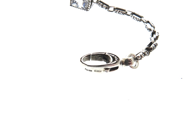 GUCCI グッチ ブレスレット Gキューブ SV シルバー 16号