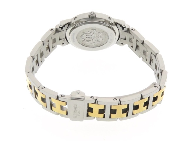 HERMES エルメス クリッパーコンビ CL4.220 レディース SS/PG