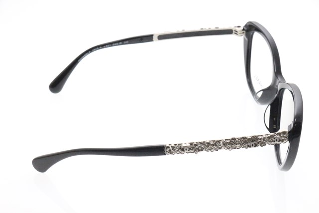 CHANEL シャネル メガネフレーム ブラック プラステック 3345-A c.501 眼鏡【436】の購入なら「質」の大黒屋（公式）