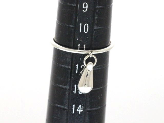 TIFFANY&CO ティファニー 指輪 ティアドロップ リング 11号 925