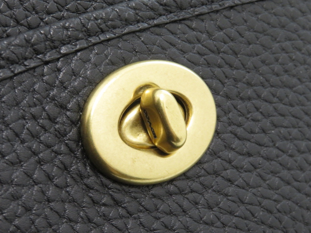 COACH コーチ カメラバッグ C5809 ショルダーバッグレザー ブラック  