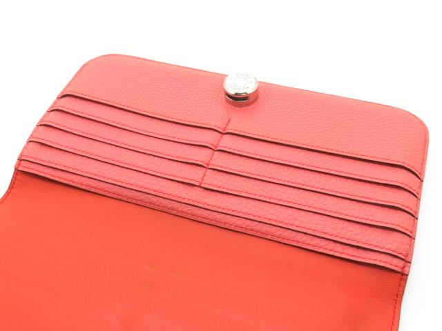 HERMES エルメス 長財布 ドゴンロング ルージュピヴォワンヌ
