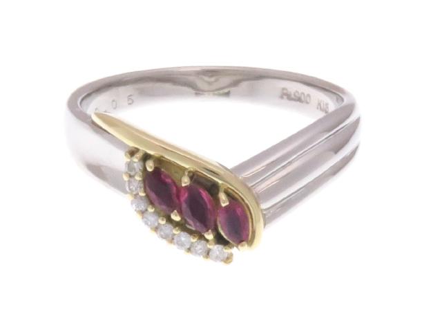 JEWELRY ノンブランドジュエリー ダイヤモンド ルビー リング