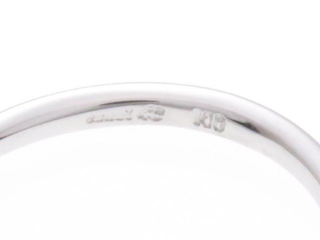 美品★Canal 4℃ K10 YG リング 指輪 ダイヤモンド 縄目 canal4℃ ダイヤモンド リング K10WG 1.4g #7 canal4℃ K10WG