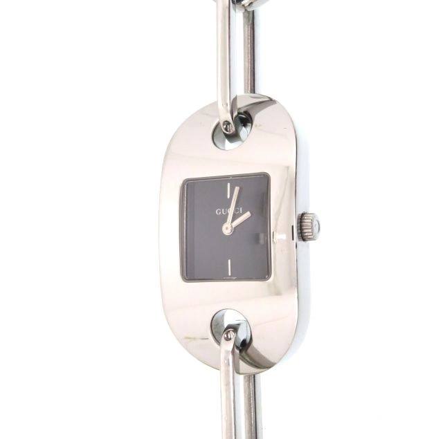 GUCCI グッチ チェーンブレスウォッチ 6155L SS 女性用クオーツ