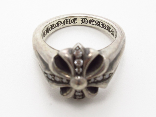 CHROME HEARTS クロムハーツ カットアウトCHプラスリング SV925 シルバー ダイヤモンド 12.2g 12号  2143200494045 【432】 の購入なら「質」の大黒屋（公式）