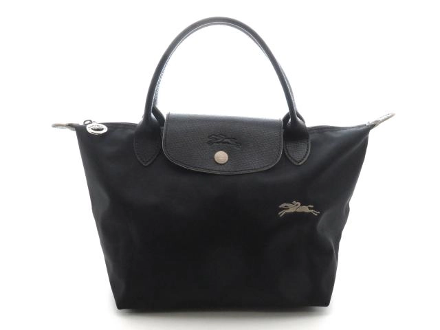 【レア】Longchamp トートバッグ　レザー　黒