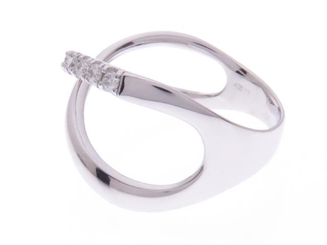 JEWELRY ノンブランドジュエリー ダイヤモンド リング K18WG D0.19ct