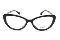 CHANEL シャネル メガネフレーム ブラック プラステック 3345-A c.501