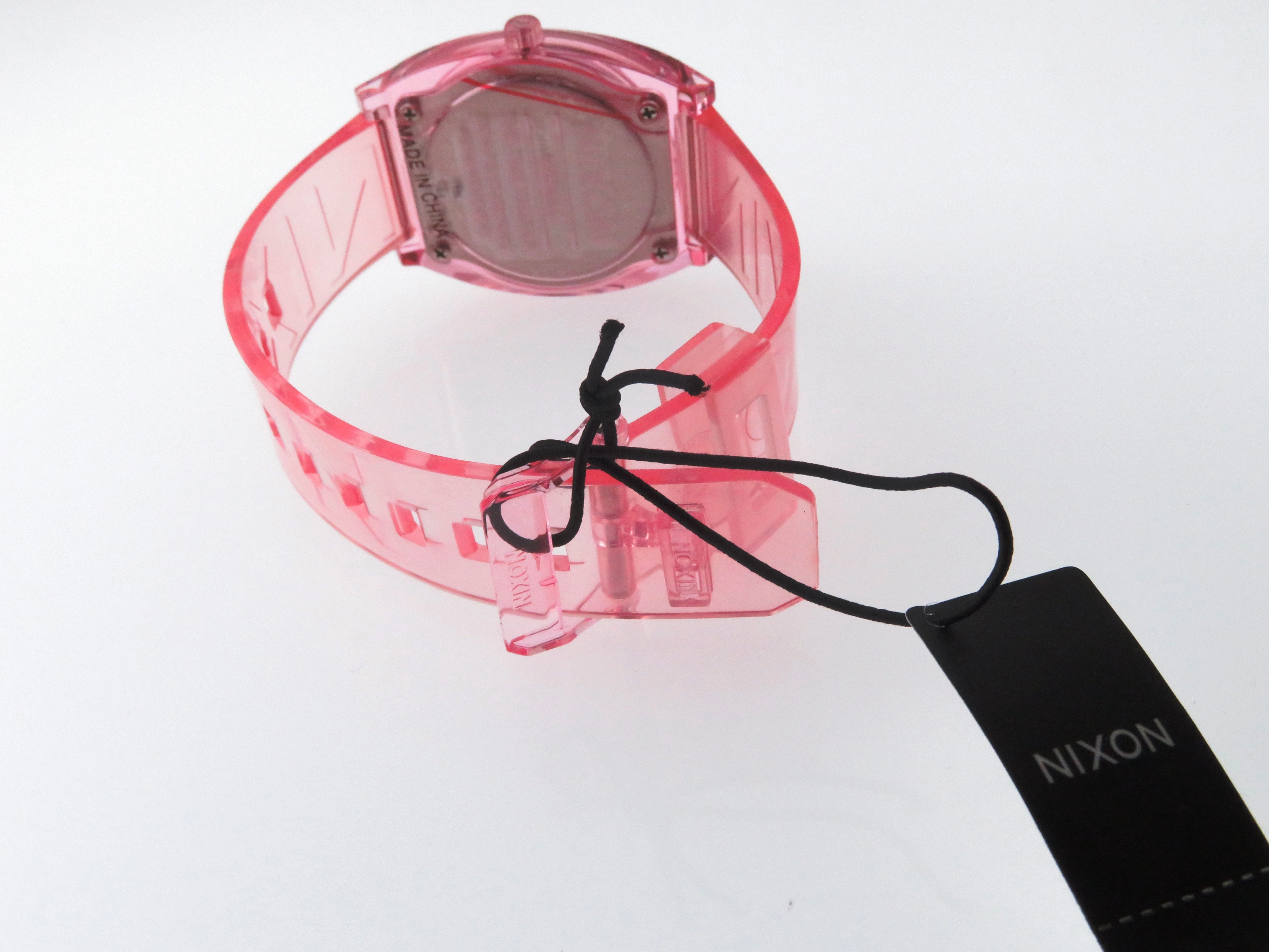 NIXON　ニクソン　腕時計　タイムテラーP　A1193146　SS/シリコン　ピンク文字盤　クオーツ【434】