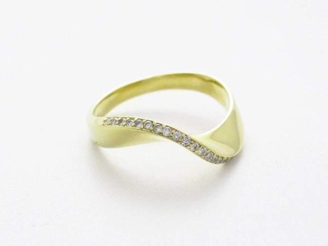 JEWELRY ジュエリー リング 指輪 K18 ダイヤモンド0.15 約3.4g 11号