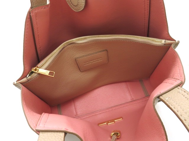 MARC JACOBS マークジェイコブス トートバッグ レザー ベージュ
