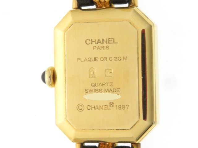 CHANEL シャネル 時計 プルミエールL H0001 ブラック文字盤