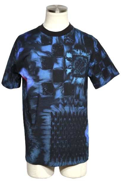 LOUIS VUITTON ルイヴィトン SOLT PRINT TEE ソルトプリント Tシャツ メンズS ブルー コットン RM212M DT3  HLY15W （2143200540209）【200】 の購入なら「質」の大黒屋（公式）