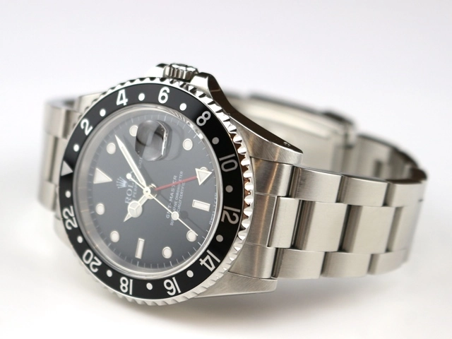 T番国際保証書有　ROLEX　ロレックス　時計　GMTマスターI　16700　ブラック文字盤　トリチウム　ステンレススチール　自動巻き