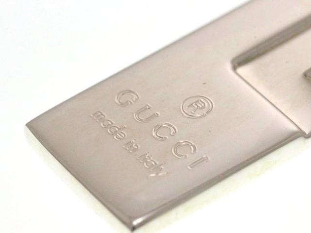 GUCCI グッチ ネックレス Ｇロゴプレート ペンダント 925 シルバー 16.3g【473】