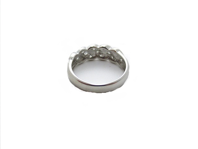 ダイヤモンド プラチナ900 リング 0.50カラット　12号 ダイヤモンド 0.5ct ハーフエタニティリング 12号 PT900